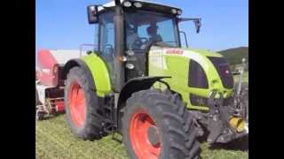 Rundballen Welger Rundballenpresse Claas Arion 540 [upl. by Barncard913]