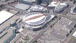 STAPLES CENTER AERIAL [upl. by Narrad]