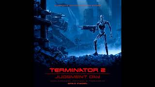 04 T800 Arrival  Terminator 2 Judgment Day  Complete Soundtrack [upl. by Yanttirb702]