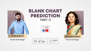 Blank Chart Prediction  Part2  Zodiac Signs  Vedic Astrology [upl. by Stilu]