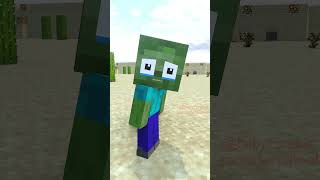 JJ is Deadbut   Baby zombie minecraft animations [upl. by Namdor]