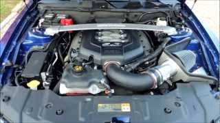 2013 Ford Mustang GT Steeda Cold Air Intake Installed [upl. by Nahgiem493]