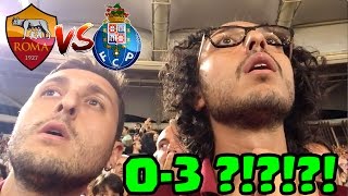 SIAMO INCAZZATI NERI  ROMA  PORTO 0  3 LIVE DALLO STADIO OLIMPICO [upl. by Maleen892]