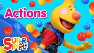 Super Duper Ball Pit  Action Words for Preschoolers [upl. by Oswald90]