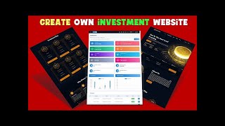 Crypto Investment website tutorial with Hyip Rio [upl. by Stedmann799]