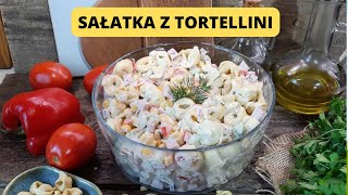 Sałatka z tortellini Gotowa w 15 minut Szybka i prosta przekąska na imprezę [upl. by Natica644]