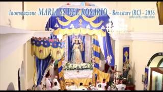 Maria SS del Rosario  Benestare Incoronazione 2016 [upl. by Shipman]