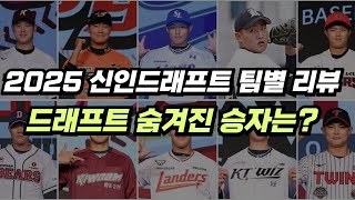 2025 KBO 신인드래프트 종합 분석 각 구단의 숨은 전략과 전망 [upl. by Yeca]