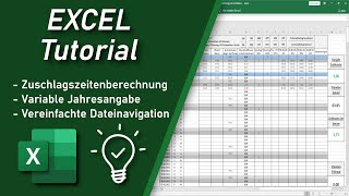 ZeiterfassungStundenzettelArbeitsnachweis in Excel UPDATE mit neuen Funktionen  FREE DOWNLOAD [upl. by Coughlin]