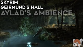 Geirmunds Hall  Relaxing Skyrim Ambience  Aylads Ambience [upl. by Nivad]