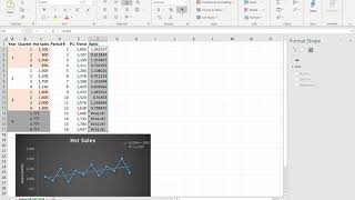 4 8 13 Seasonality with Trend Forecasting Excel [upl. by Oludoet]