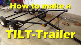 Making a DIY TILTTrailer Part 7 [upl. by Mchale]