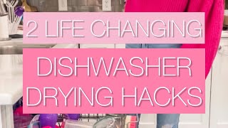 TWO SIMPLE DISHWASHER DRYING TIPS that yet again changed my world [upl. by Llerref]