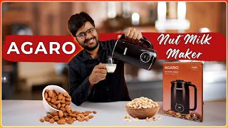 Finally Make Fresh Nut Milk at Home 🥛  AGARO Regency Nut MILK MAKER Review [upl. by Casilda815]