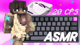 Crisp Keyboard ASMR  Mouse Sounds  Hypixel Bedwars [upl. by Acinaj265]