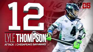 2017 MLLTOP25 12 Lyle Thompson [upl. by Rimidalg230]