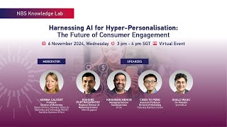 NBS Knowledge Lab WebinarHarnessing AI for HyperPersonalisation The Future of Consumer Engagement [upl. by Anita951]