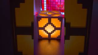 MINECRAFT REDSTONE LAMP IRL cool3dprints 3dprinting 3dprintlife 3dprinter 3dprints minecraft [upl. by Ennairac]