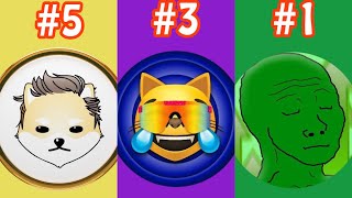 TOP 5 MEME COINS FOR 2024 [upl. by Earised]