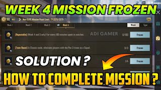 Week 4 Mission Frozen BgmiPubg  Rp Mission Frozen Problem  How to Get Points [upl. by Cusack271]