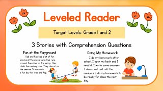 Reading for Grade 1 and Grade 2  Reading Comprehension  Learn English Through Stories Set 6 [upl. by Neliac537]