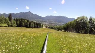 Sommerrodelbahn Lenggries Germany [upl. by Anirroc110]