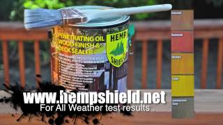 Hemp Shield Wood Finish and Deck Sealer [upl. by Rego]