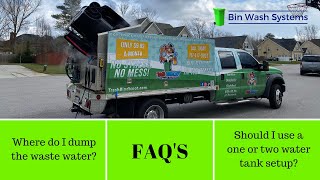 Trash Bin Cleaning Equipment FAQs 1  Build your own Bin Cleaner with Bin Wash Systems [upl. by Gittle]