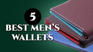 5 Best Wallets For Gentlemen  Quality Leather Billfold Card Case Phone Slim amp Mens Coat Wallet [upl. by Ydnirb617]