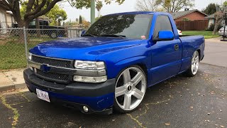 35 windshield tint amp 5 all around Silverado Single Cab [upl. by Eirrehs86]