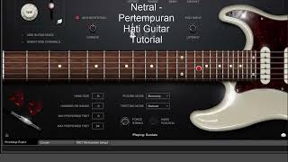 Netral Pertempuran Hati Guitar Tutorial [upl. by Fronniah]