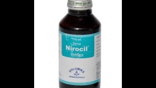 Solumiks Herbaceuticals Nirocil Syrup [upl. by Ahsinhoj]