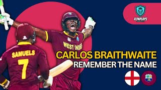 Carlos Braithwaite 4 Sixes In T20 World Cup Final 2016 [upl. by Atalie]