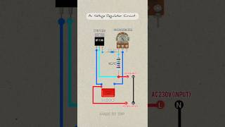 🔥DIY AC Voltage Regulator Using BT136 TRIAC🔥 [upl. by Notnef805]