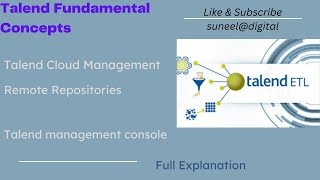 Talend Fundamental Concepts 1 session [upl. by Egni]