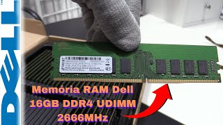 Memória RAM Dell 16GB DDR4 UDIMM ECC 2666MHz Genuína p Servidor T140 T130 R240 R230 R340 T340 R330 [upl. by Kin]