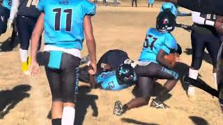 Burlington Air Cavs vs Asheboro Raiders 12 Championship game [upl. by Leirua]