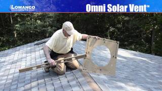 Omni Solar Vent  Solar Attic Fan Ventilation by Lomanco Vents [upl. by Elpmet]