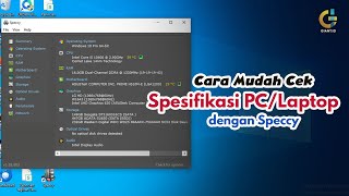 Tutorial Cara Cek Spesifikasi KomputerLaptop Dengan Software Speccy  GIANT ID [upl. by Navannod]