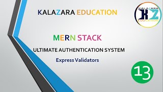 How to use express validator package  Authentication System using MERN Stack  Part 13 [upl. by Therine]