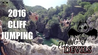 CLIFF JUMPING ARDECHE 30M100ft [upl. by Sirromal798]