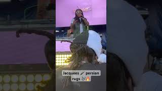 Jacquees 🎤 persian rugs 🎶  Live [upl. by Yeblehs]