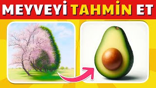 GÄ°ZLÄ° Meyveyi TAHMÄ°N ET ğŸğŸ¥‘GÃ–ZLERÄ°NE GÃœVENÄ°YORMUSUNğŸŒ Meyve amp Sebze Bulmaca [upl. by Ydisac296]