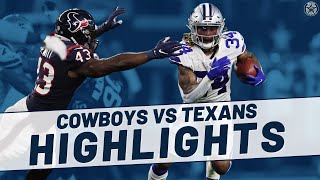 Dallas Cowboys Highlights Versus Houston Texans [upl. by Gowon]