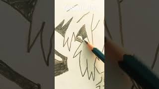 Easy yagami kira anime shorts trending drawing [upl. by Prebo]