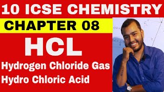 HCL  Hydrochloric Acid  ICSE CLASS 10 CHEMISTRY [upl. by Lefkowitz]