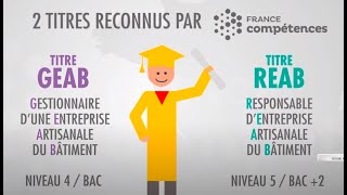 REAB et GEAB 2 certifications CAPEB [upl. by Eseneg]