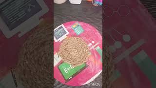 How to make table mat very easy trending diy craft tabledecor officialartcraft [upl. by Hosea]