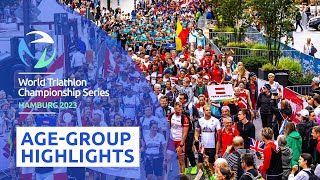 World Triathlon Sprint and Mixed Relay Championships AgeGroup Highlights [upl. by Tesler]