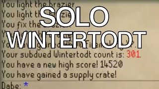 SOLO WINTERTODT  Opening 10K Point Crates [upl. by Elleina]